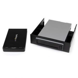 Startech Removable 2.5 Sata Hdd Backup System For 3.5/5.25 Bay 2.5 Sata 6gb/s Usb 3.0 Musta