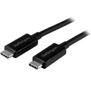 Startech Usb C 3.1 24 Pin Usb Type C Uros 24 Pin Usb Type C Uros Musta Usb 3.1 1m