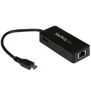 Startech Usb-c Rj45/usb 3.0 Tyypin C Usb 4-nastainen Usb Tyyppi A Rj-45