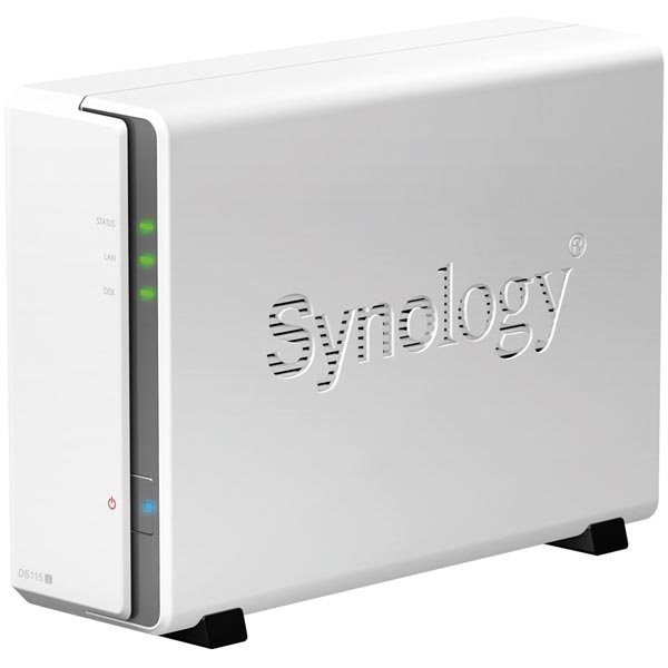 Synology DS115j Kompakti ja energiatehokas NAS-tallennin 1xkiintolevy