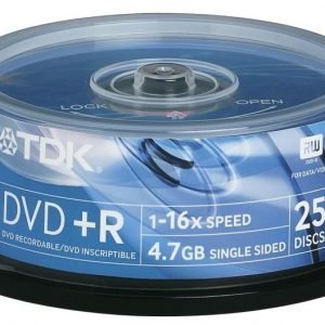 TDK DVD+R 25-pk (CakeBox)