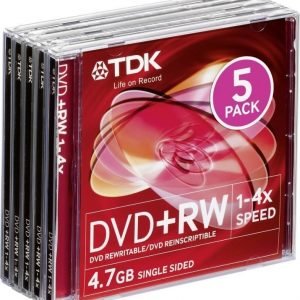TDK DVD+RW 5-pack (JewelCase)