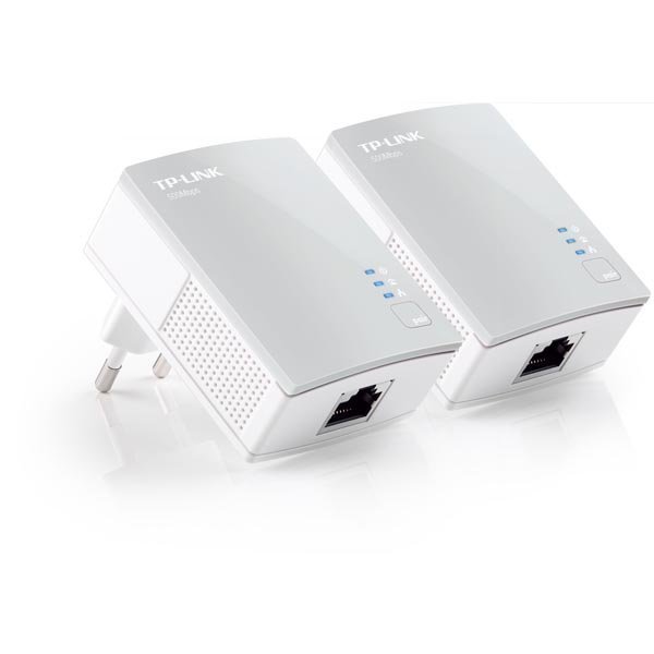 TP-LINK AV 500 Nano Powerline Adatper Starter Kit kaksi laitetta valk