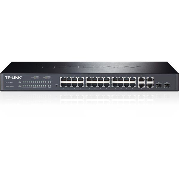 TP-Link Smart Switch 24-Port 10/100Mbps + 4-Port Gigabit