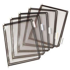 Tarifold Frames Pp A4 Black 10pcs