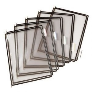 Tarifold Frames Pvc A4 Black 10pcs