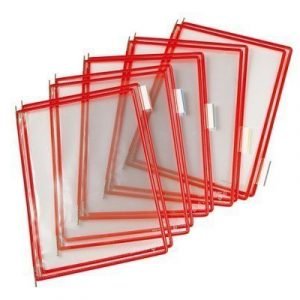 Tarifold Frames Pvc A4 Red 10pcs