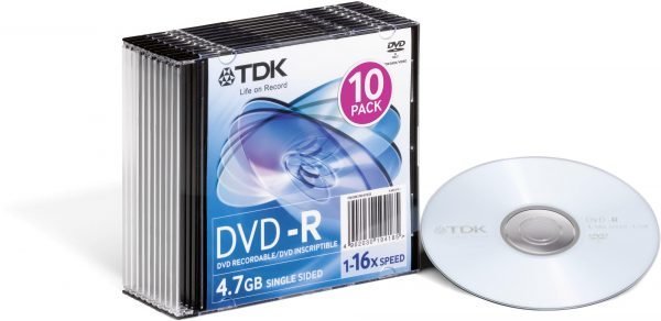 Tdk Dvd-R47 16x 10p Sjc 10 Kpl