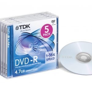 Tdk Dvd-R47 16x 5 Kpl