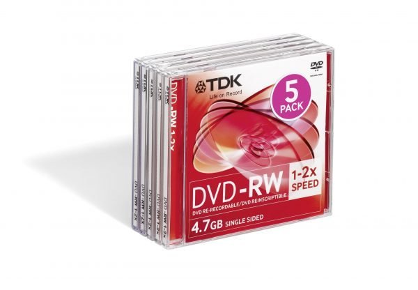 Tdk Dvd-Rw47 2x 5p Fjc 5 Kpl