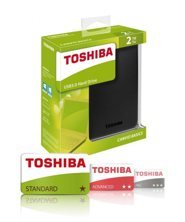 Toshiba Canvio Basics 2 Tb Ulkoinen Kovalevy