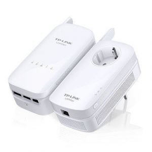 Tp-link Av1200 Gigabit Powerline Ac Wi-fi Kit Twin Pack 1200mbps