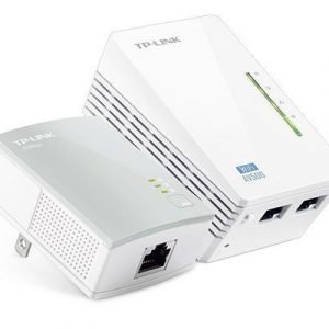 Tp-link Tl-wpa4220kit Av500 2-port Wifi Powerline Adapter Starter Kit 500mbps