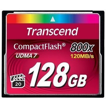 Transcend TS128GCF800 800X Compact Flash Muistikortti 128Gt