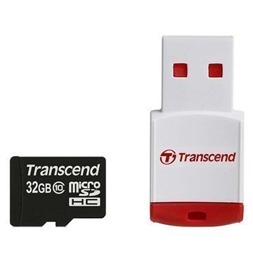 Transcend TS32GUSDHC10-P3 MicroSDHC Muistikortti 32Gt