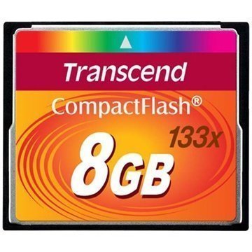 Transcend TS8GCF133 MLC 133 Compact Flash Muistikortti 8Gt