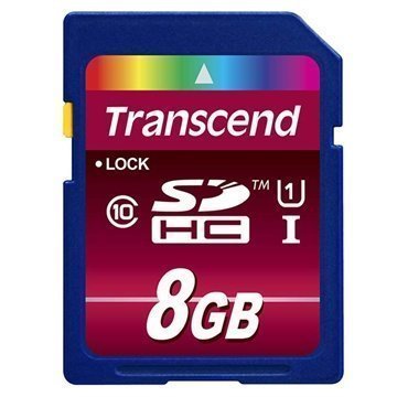 Transcend TS8GSDHC10U1 SDHC Muistikortti 8Gt