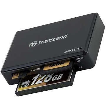 Transcend USB 3.1 / 3.0 Multi Card Reader Black