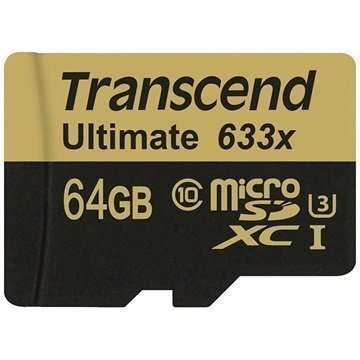 Transcend Ultimate 633X TS64GUSDU3 MicroSDXC Muistikortti 64Gt