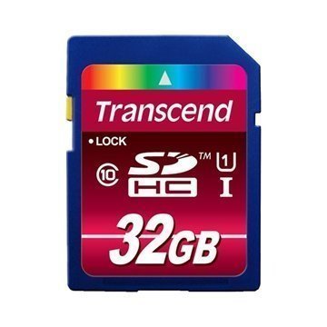 Transcend Ultimate SDHC Muistikortti UHS-1 Class 10 32GB