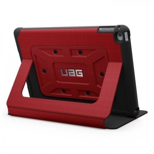 UAG Urban Armor Gear Rogue Folio kestävä suojakotelo iPad Air 2 Puna-Musta