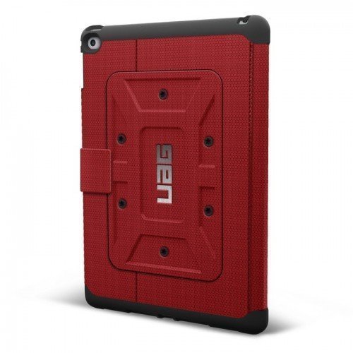 UAG Urban Armor Gear Rogue Folio kestävä suojakotelo iPad Air Puna-Musta