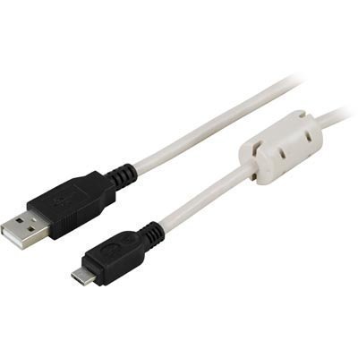 USB 2.0 kaapeli A u - Micro A u 1m musta