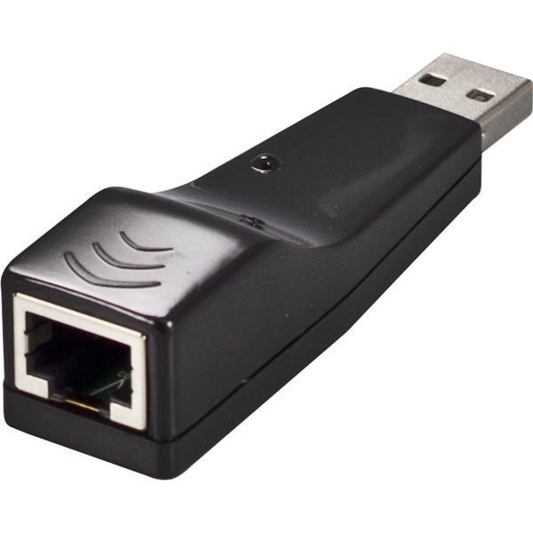 USB 2.0 verkkokortti 10/100Mbps 1xRJ45 musta