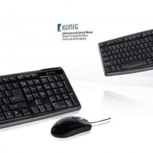 USB keyboard & optical mouse