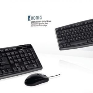 USB keyboard & optical mouse