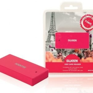 USB-kortinlukija Paris fuksia