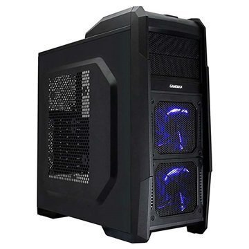 Ultron Game-X6 129246 Mid Tower ATX PC-Kotelo Musta / Sininen