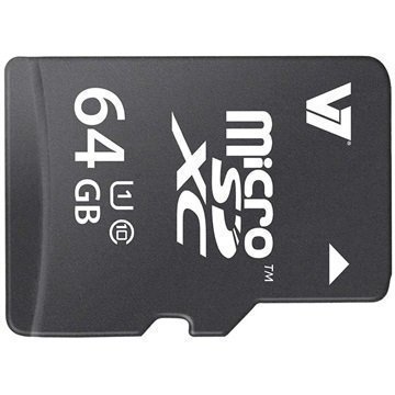 V7 VAMSDX64GUHS1R-2E MicroSDXC Muistikortti 64Gt