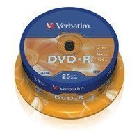 VERBATIM DVD-R 16x 4.7 Gt 25 kpl
