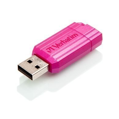 VERBATIM Verbatim USB-muistitikku 32 GB Pin Stripe vaaleanpunainen