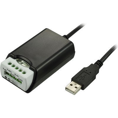 VSCOM USB > sarjaan -sovitin RS-422/485 harmaa/musta