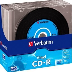 Verbatim CD-R Vinyl 10-pack (SlimCase)