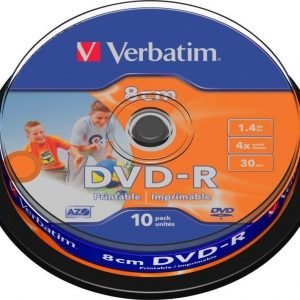 Verbatim DVD-R 8cm 10-pack (CakeBox)