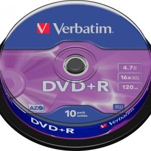 Verbatim DVD+R 10-pack (CakeBox)