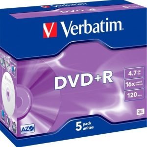 Verbatim DVD+R 5-pack (JewelCase)