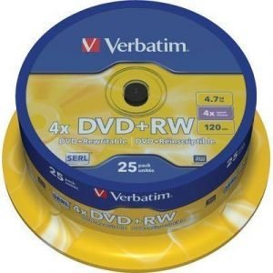 Verbatim Dvd+rw X 25