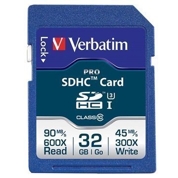 Verbatim Pro 600X SDHC Muistikortti 32Gt