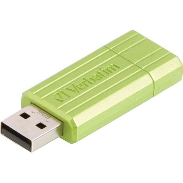 Verbatim USB 2.0 muisti Store'N'Go 16GB PinStripe vihreä