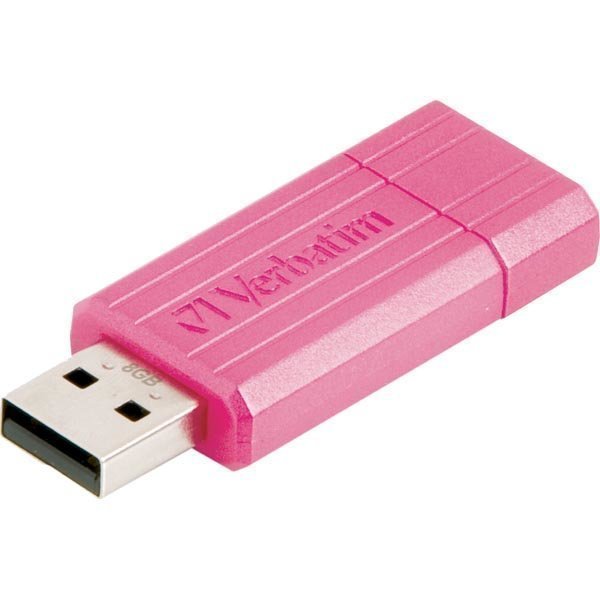 Verbatim USB 2.0 muisti Store'N'Go 8GB PinStripe USB vaal pun