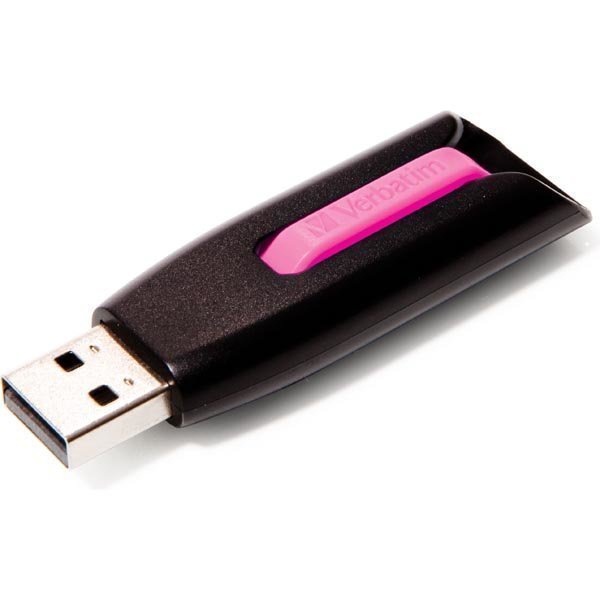 Verbatim USB 3.0 muisti Store'N'Go V3 16GB musta/vaaleanpunainen