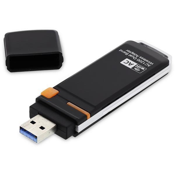 Virtasovitin jossa USB-liitin 802.11 a/b/g/n/ac 1200Mbps mu