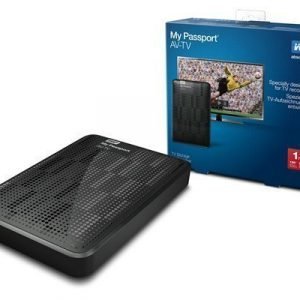 Wd My Passport Av-tv Wdbhdk0010bbk 1tb Musta