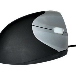 Westbase Evolution Srm Vertical Wired Mouse Left Hand Optinen Hiiri Musta Harmaa