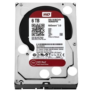 Western Digital Red WD60EFRX Kiintolevy 6TB