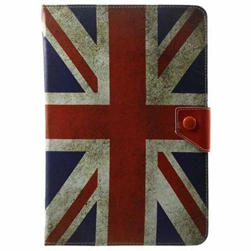 Yleismallinen Tabletin Nahkainen Läppäkotelo 9.7-10.1 Union Jack